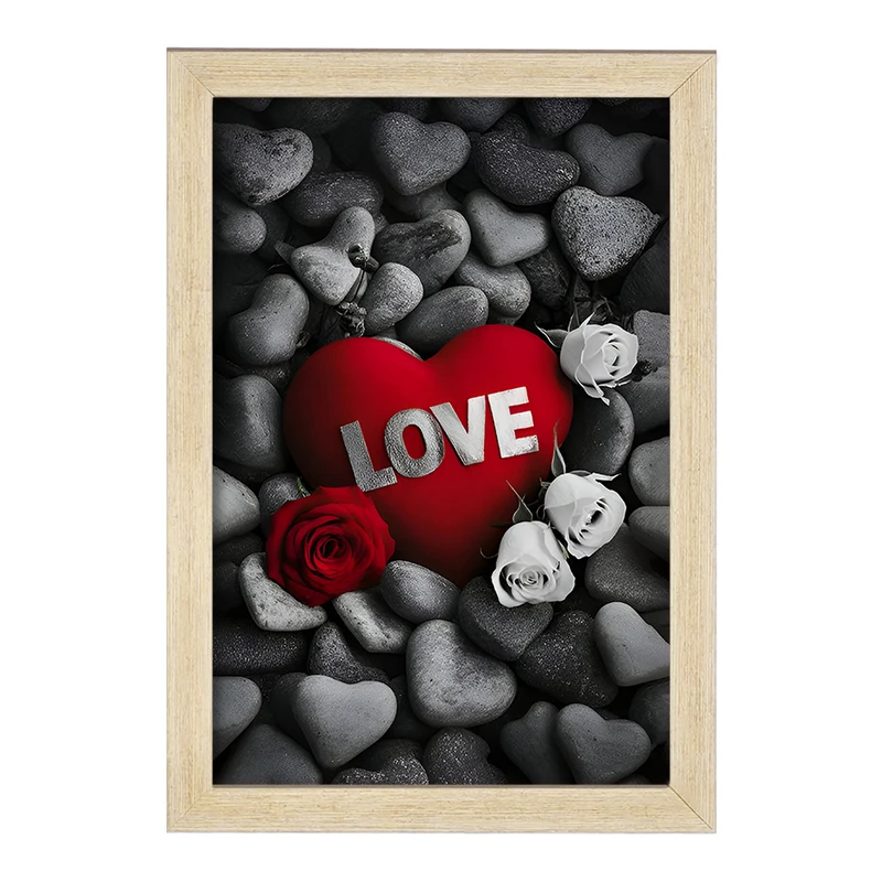 تابلو خندالو مدل قلب (Love) کد F7498