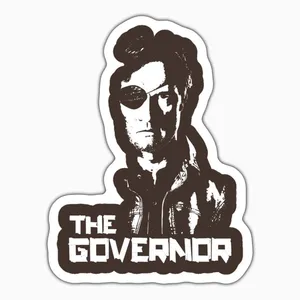 استیکر لپ تاپ و موبایل بووم طرح سریال Walkind Dead مدل The Governer کد FR97