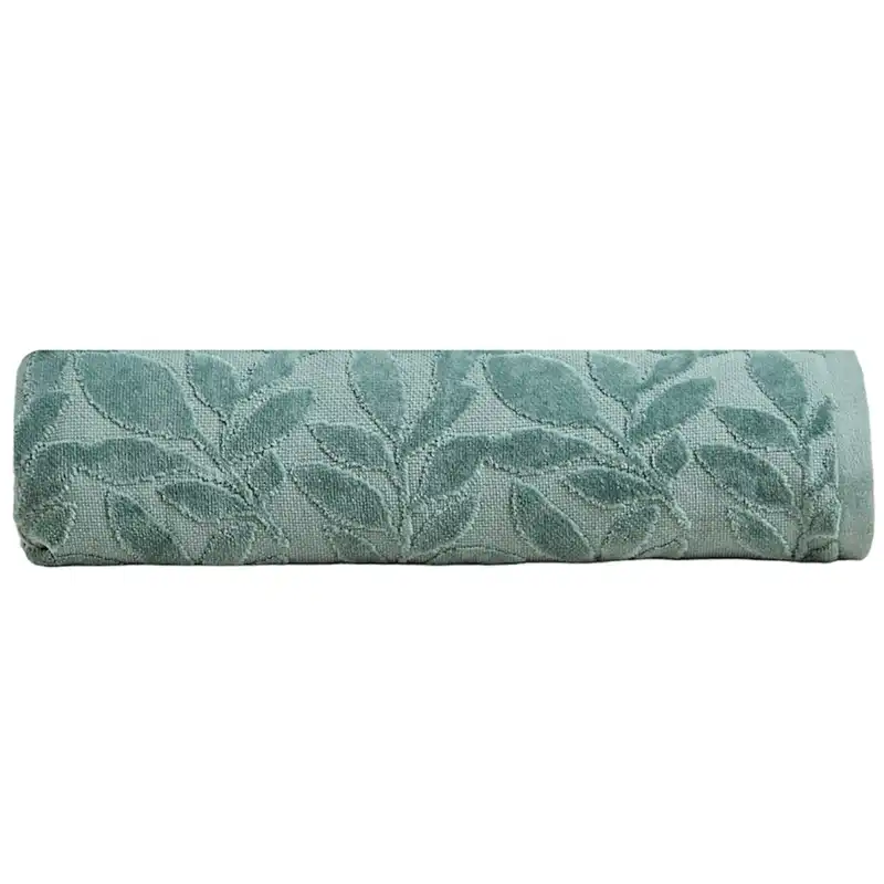حوله دستی زارا هوم مدل PLANT JACQUARD کد 093 سایز 50x90 سانتی متر