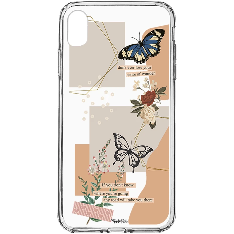 کاور طرح Butterfly مناسب برای گوشی موبایل اپل IPhone X/Xs