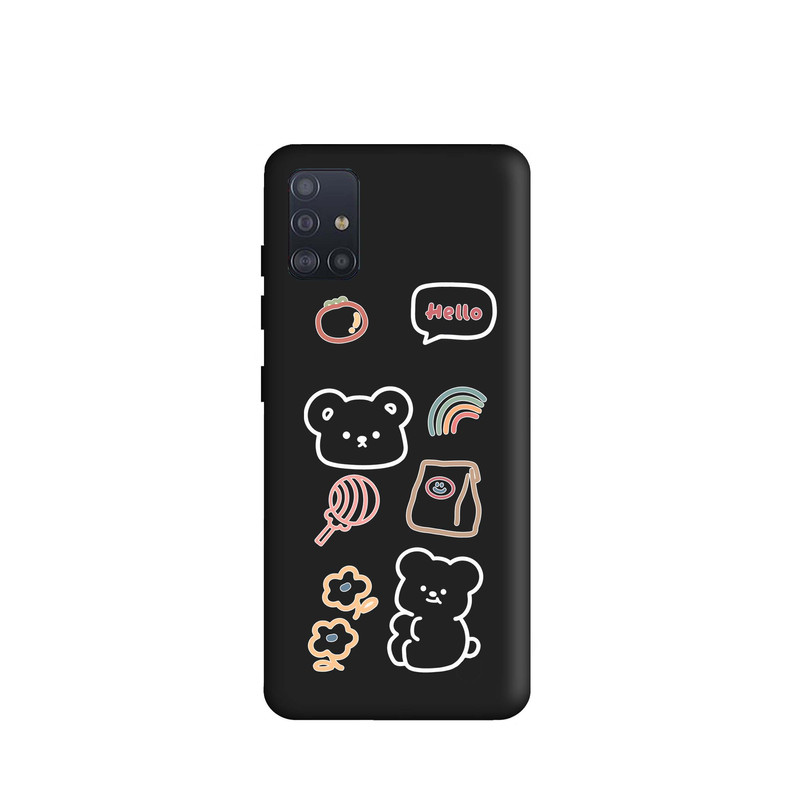 کاور طرح خرس کیوت کد m2371 مناسب برای گوشی موبایل سامسونگ Galaxy M51 