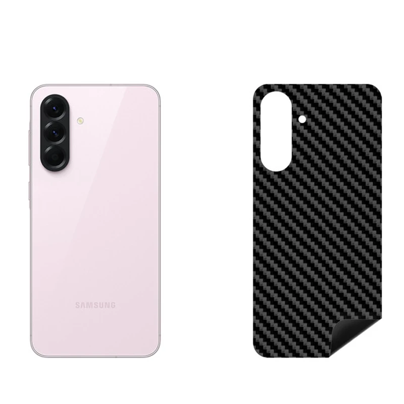برچسب پوششی بستور طرح کربن مدل BT-Fiber طرح فیبر کربن مناسب برای گوشی موبایل سامسونگ Galaxy A56
