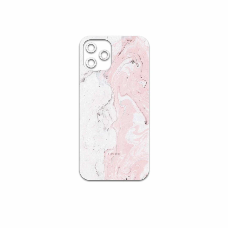 برچسب پوششی ماهوت مدل Blanco-Pink-Marble مناسب برای گوشی موبایل اپل iPhone 12 Pro