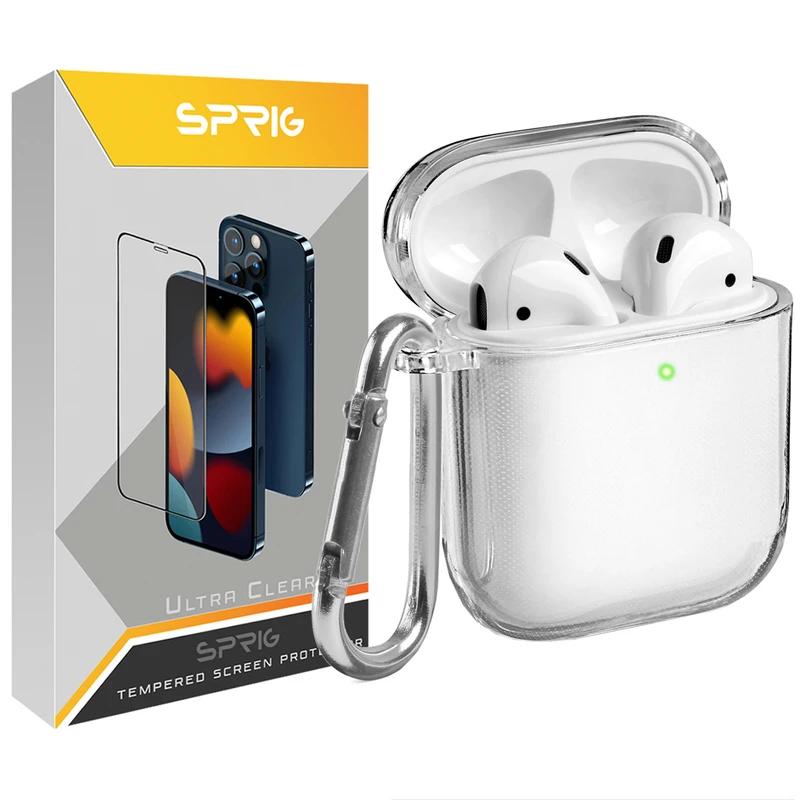 کاور اسپریگ مدل Transparent Guard مناسب برای کیس اپل ایرپاد Airpods 1 / Airpods 2