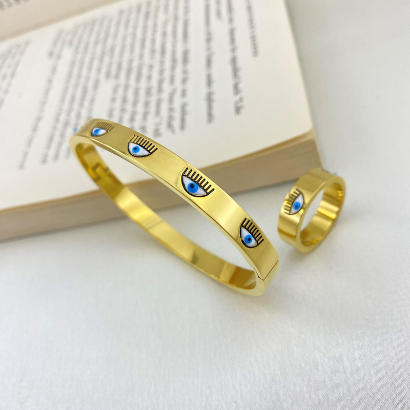 نیم ست زنانه مدل چشم کیارا کد M4094