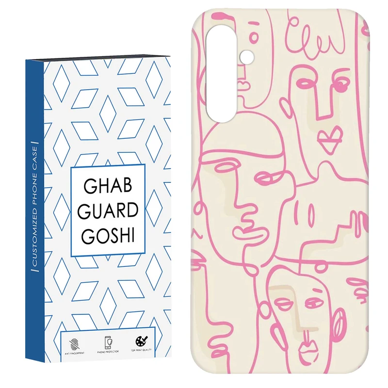 کاور قاب گارد گوشی طرح چهره کد Dimo-338 مناسب برای گوشی موبایل سامسونگ Galaxy S23 Fe