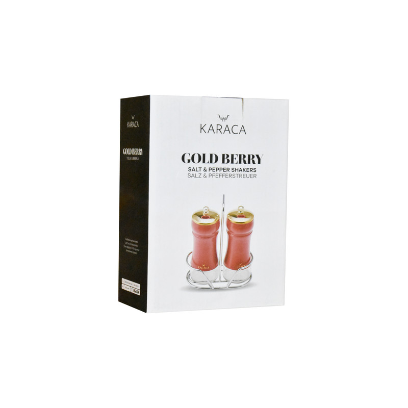 ست جا ادویه 3 تکه کاراجا مدل Gold Berry