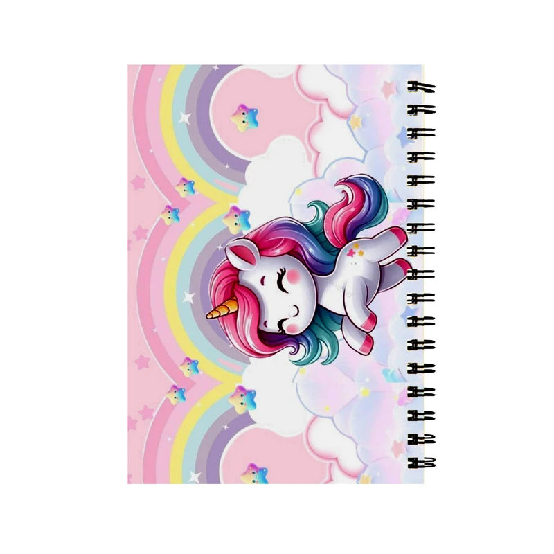دفتر مشق 60 برگ مدل یونیکورن کد 1001