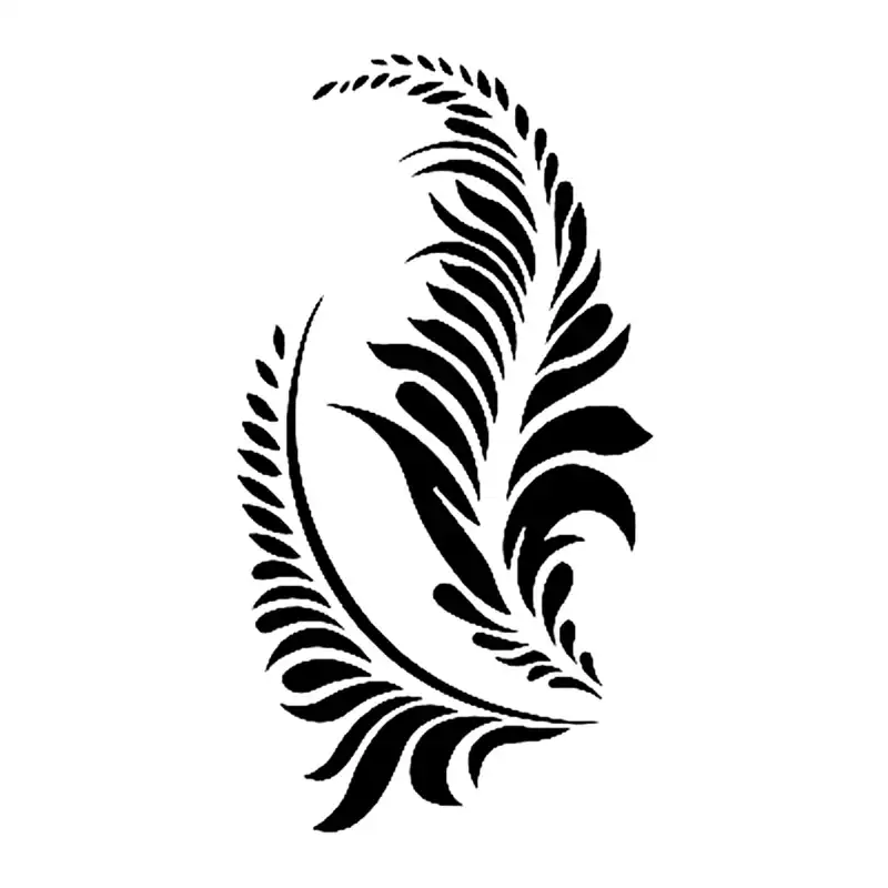 شابلون باتیس آرت طرح پر کد 50-199