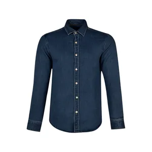 پیراهن آستین بلند مردانه بادی اسپینر مدل 03980210 کد 3 رنگ سرمه ای
