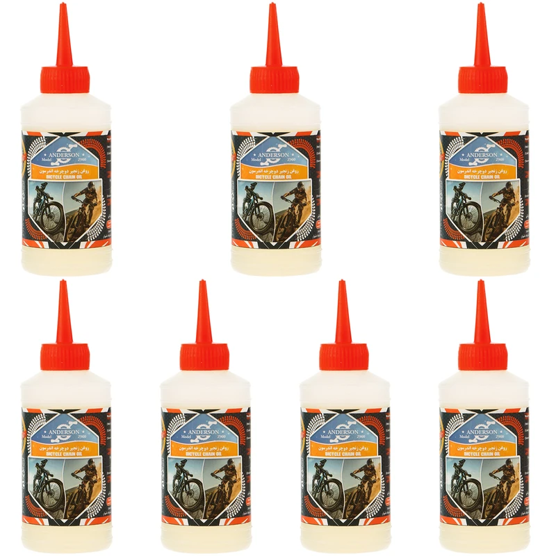 روغن زنجیر دوچرخه اندرسون مدل Z900 حجم 80 میلی لیتر بسته 7 عددی