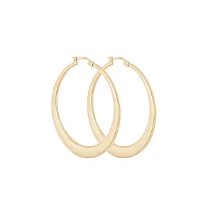 گوشواره طلا 18 عیار زنانه مدل حلقه ای J0022