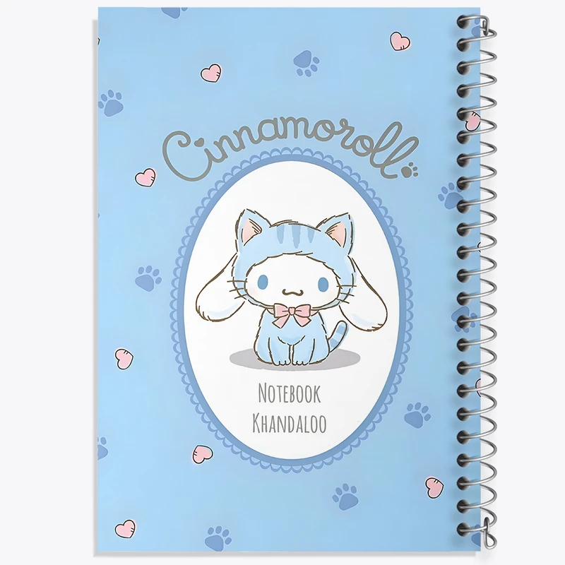 دفتر مشق 100 برگ خندالو طرح سینامونرول هلو کیتی کد N4201