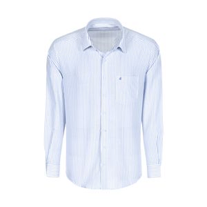 پیراهن آستین بلند مردانه ال سی من مدل 02181291-blue 180