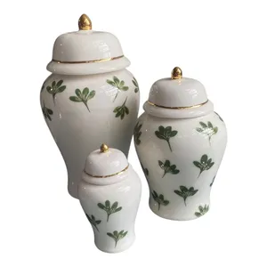 بانکه مدل جینجرجار طرح گل ناز مجموعه سه عددی