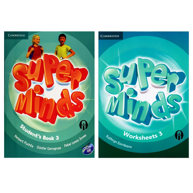 کتاب Super Minds And Worksheets 3 اثر جمعی از نویسندگان انتشارات الوندپویان دو جلدی