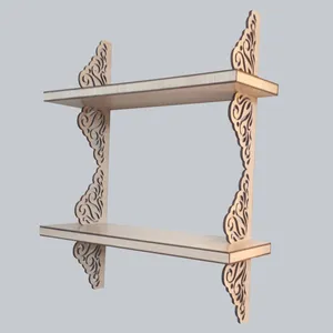 شلف دیواری مدل دوطبقه 4515