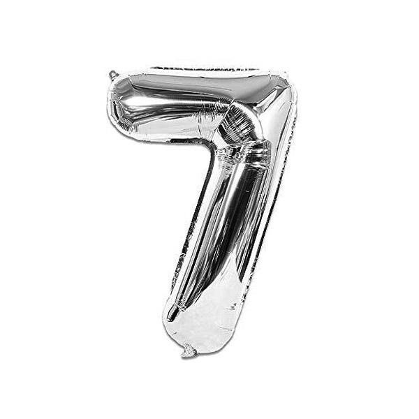 بادکنک فویلی طرح عدد 7
