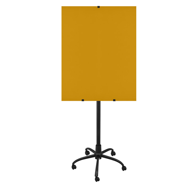 تخته وایت برد شیشه ای مدل مدیریتی به همراه پایه نگهدارنده سایز 80×100 سانتی متر