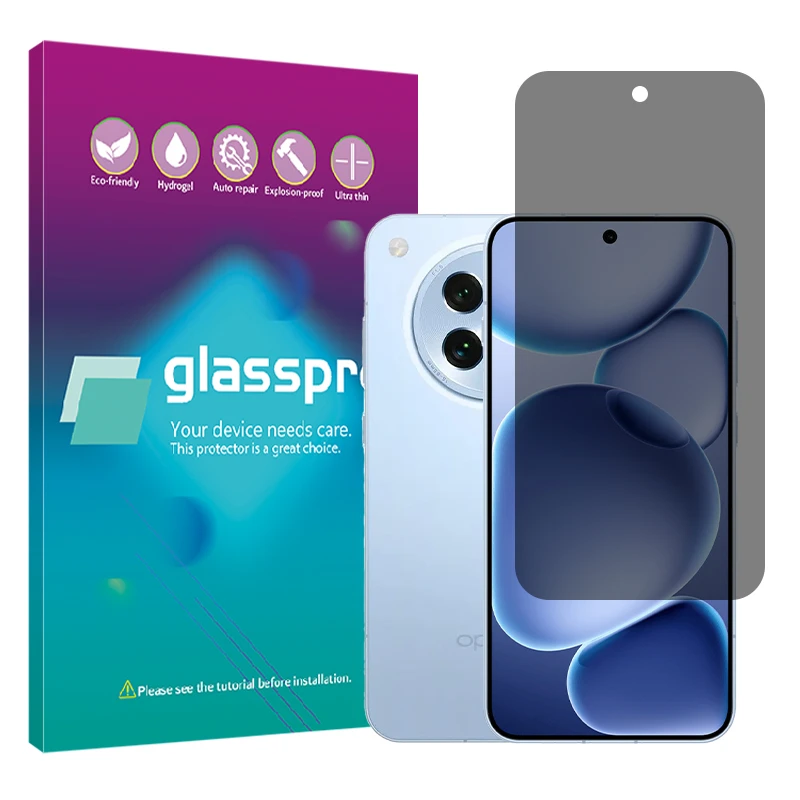 محافظ صفحه نمایش حریم شخصی گلس پرو مدل بدون حاشیه مناسب برای گوشی موبایل اوپو Find X8s