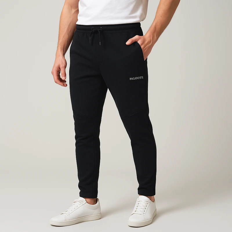 شلوار مردانه پالوته مدل PLT-SHVR-BLK