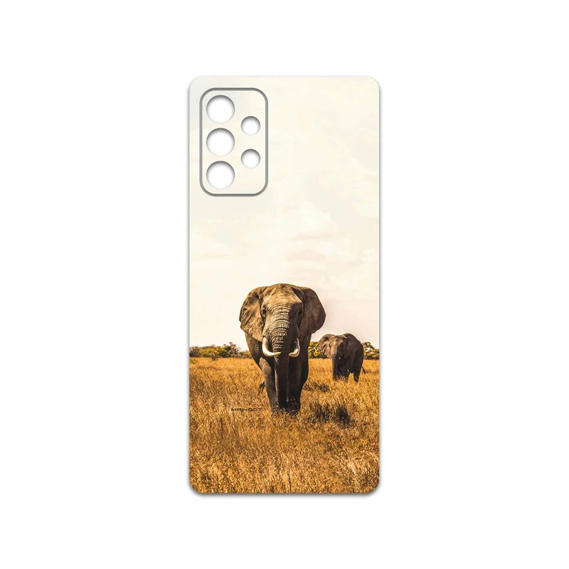 برچسب پوششی ماهوت مدل Elephant مناسب برای گوشی موبایل سامسونگ Galaxy A72