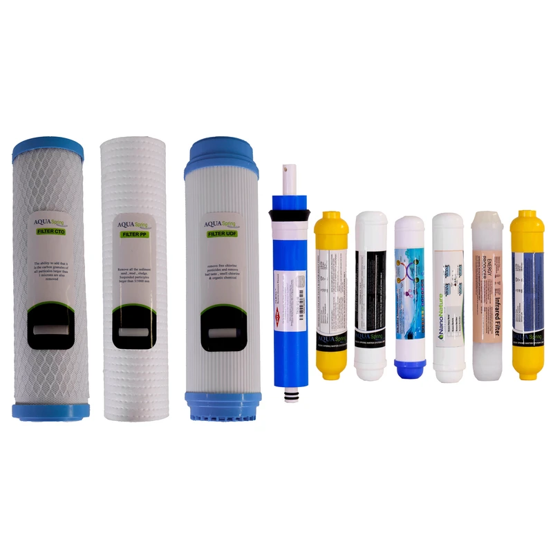 فیلتر دستگاه تصفیه آب آکوآ اسپرینگ مدل FAS_KQW10 مجموعه ده عددی