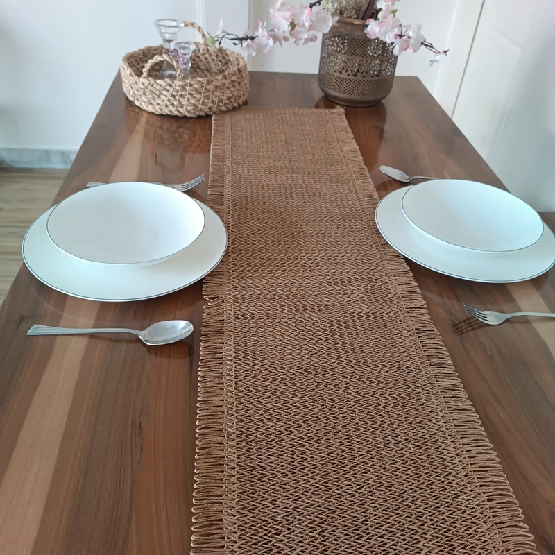 رومیزی مدل حصیری سایز 30*115 سانتی متر