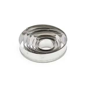 کاتر شیرینی پزی طرح دایره مدل A-22 مجموعه7عددی