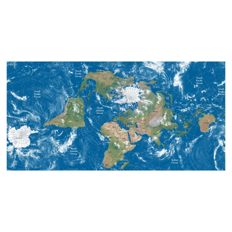 تابلو شاسی مدل نقشه کامل کره زمین 