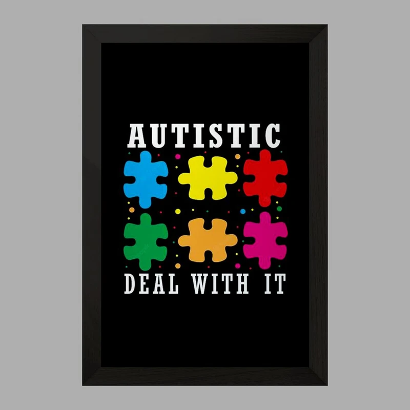 تابلو خندالو مدل اتیسم Autism کد 26727