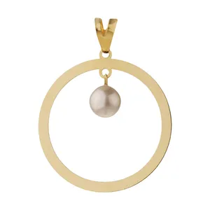 آویز گردنبند طلا 18 عیار زنانه الن نار مدل ELN1357