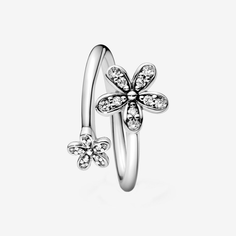 انگشتر نقره زنانه پاندورا مدل Sparkling Daisy Flower