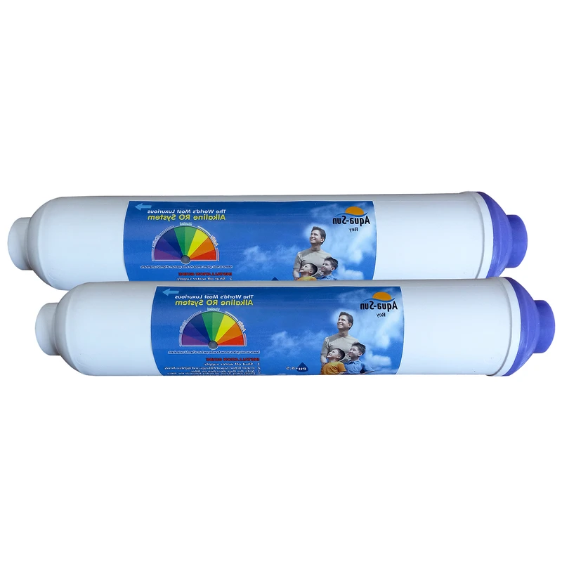 فیلتر قلیایی دستگاه تصفیه کننده آب آکوا سان ری مدل New-alkalain مجموعه 2 عددی
