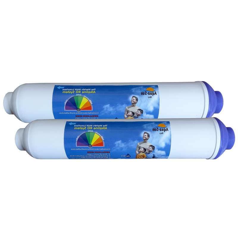 فیلتر قلیایی دستگاه تصفیه کننده آب آکوا سان ری مدل New-alkalain مجموعه 2 عددی