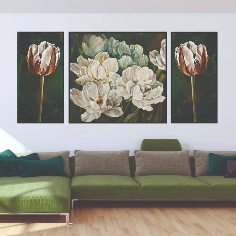 تابلو بکلیت طرح مدرن دیجیتال آرت مدل B-2122 فریم مشکی مجموعه 3 عددی