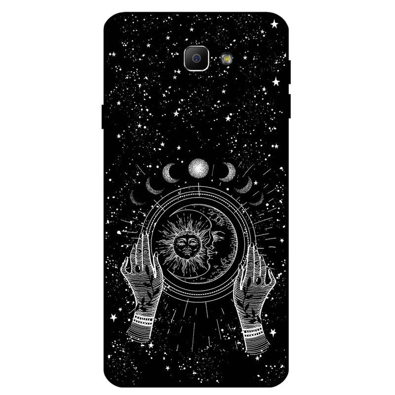 کاور مگافون طرح ماه و خورشید مدل 1892 مناسب برای گوشی موبایل سامسونگ Galaxy J7 Prime / J7 Prime 2