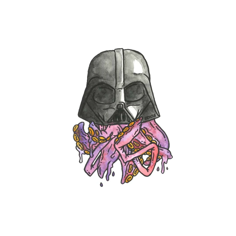 استیکر لپ تاپ طرح اختاپوس دارت