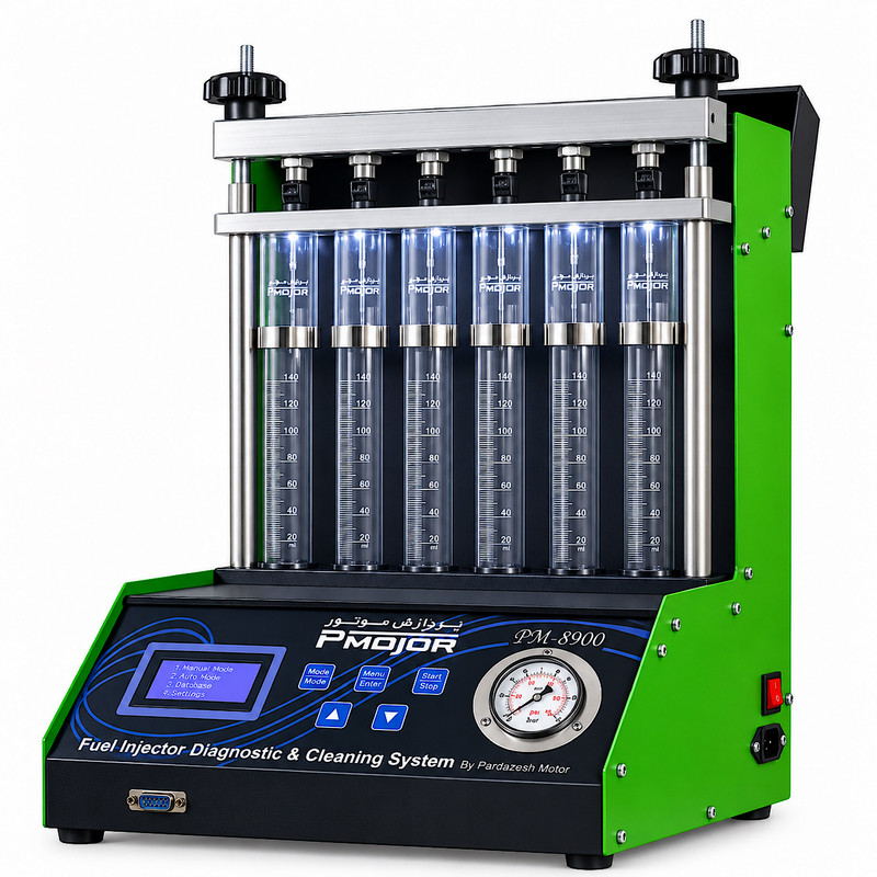 دستگاه انژکتور شوی ۶ کاناله پردازش موتور مدل PM-8900