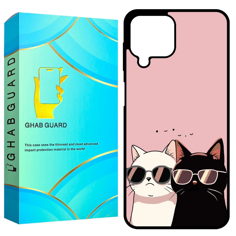 کاور قاب گارد طرح گربه مدل GA1220 مناسب برای گوشی موبایل سامسونگ Galaxy A12 / A12 Nacho / M12 / F12