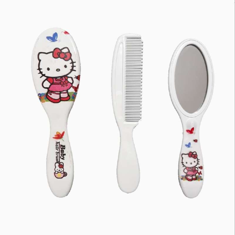 ست شانه و برس کودک مدل 990 بسته 3 عددی