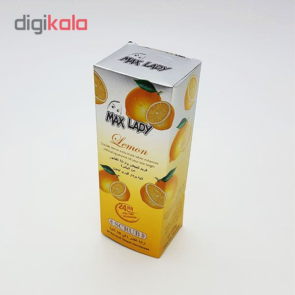 اسکراب لایه بردار پوست مکس لیدی مدل lemon حجم 100 میلی لیتر اسکراب لایه بردار پوست مکس لیدی مدل lemon حجم 100 میلی لیتر