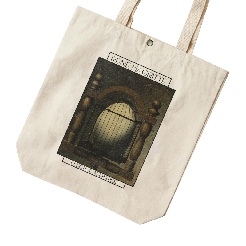 ساک خرید ترمه طراحان ایده مدل قرابت های انتخابی از ماگریت کد art0373 - S