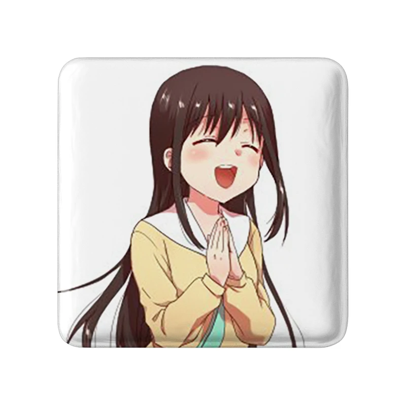 پیکسل خندالو طرح انیمه شارلوت مدل مربعی کد 32109