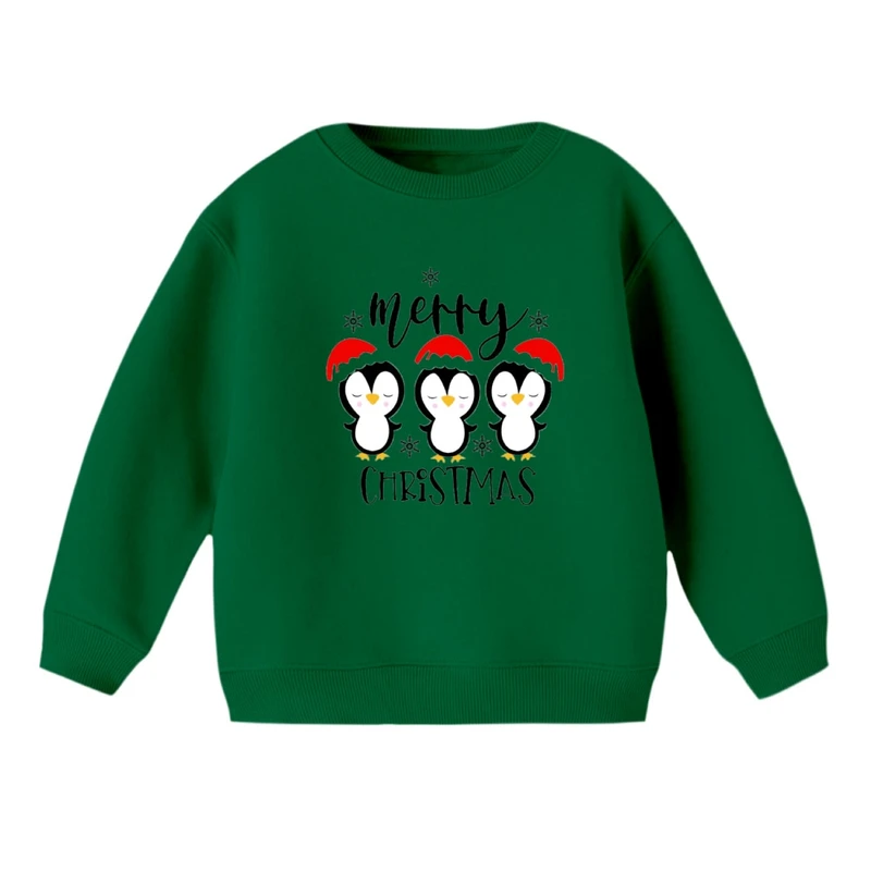 سویشرت بچگانه مدل پنگوئن کریسمس کد 8