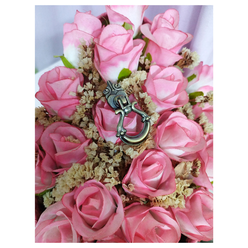 دستگیره کابینت و کمد مدل گوشواره ای کد C500 بسته 3 عددی