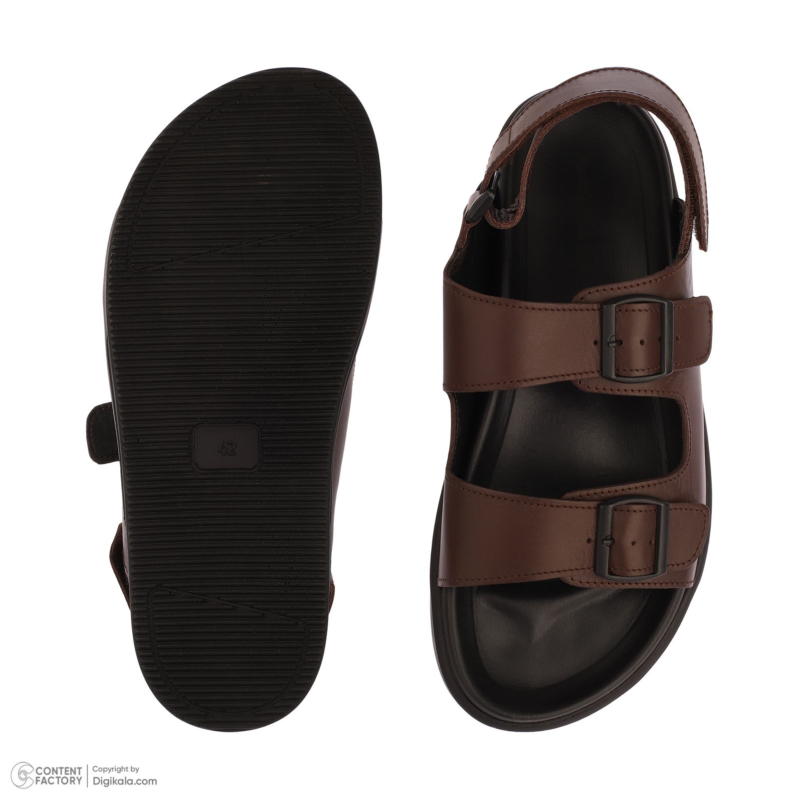 صندل مردانه چرم مشهد مدل J6294-088 -  - 7