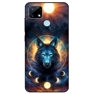 Megafone Wolf and Moon 8006 Cover For Realme 7i / C12