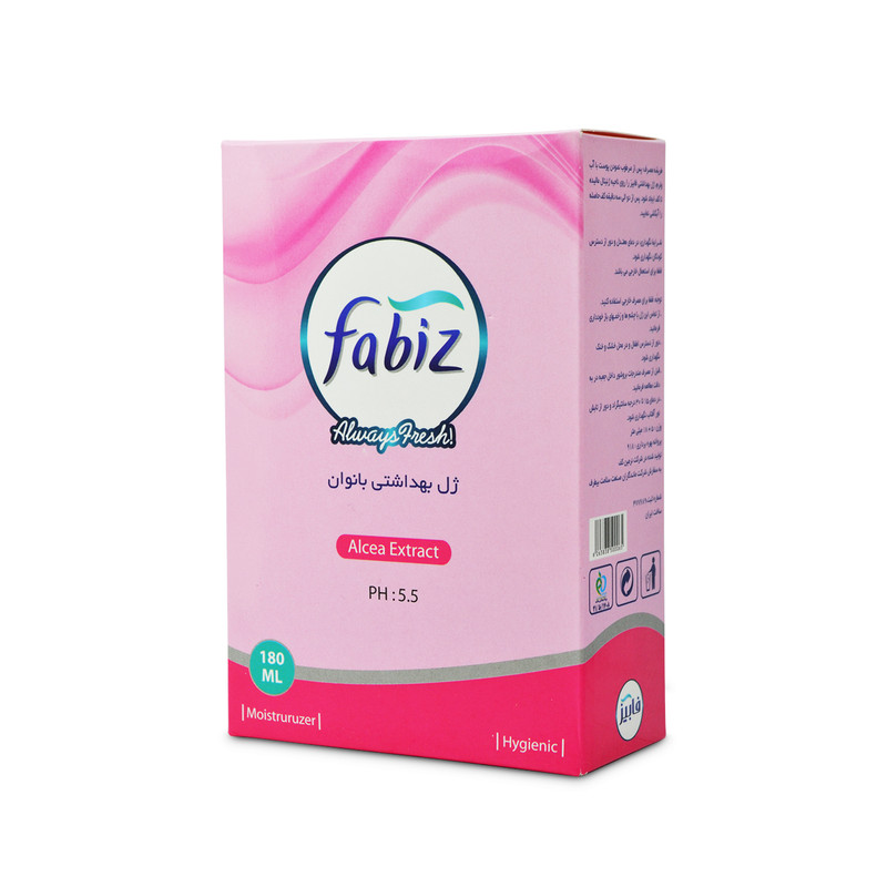 ژل بهداشتی بانوان فابیز مدل Alcea حجم 180 میلی لیتر مجموعه 6 عددی
