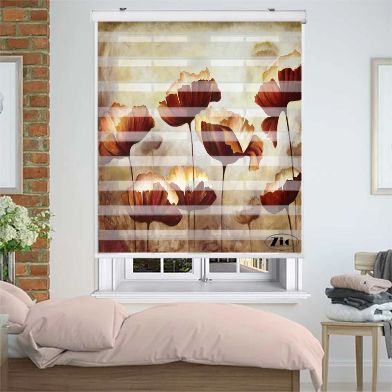 پرده زبرا زیو مدل P6046 سایز 150x200 سانتی متر